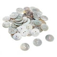 thumbnail image 1 of 50s / Set Pearl Shells  Button Buttons Needlework Two Hole Shell Buttons 20mm, 1 of 3