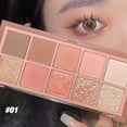 thumbnail image 4 of DIKALU-paleta de sombras de ojos, 10 colores, Nacarado, mate, Color tierra, lentejuelas brillantes, pigmentos para ojos, maquillaje de larga duración, 4 of 4