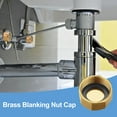 thumbnail image 5 of Brass Blanking Nut Cap,4 Pcs Brass End Cap with Washers, for Washing Machine Hot, Cold, Central Heating Pipework, Radiator Valve, faucets Tap, Compressed Air and Gas Applications, 5 of 7