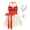 G051-Red-(P021+P025-Rose), variant on Jurebecia Princess Costume for Girls Adventure Moana Dress Outfit Two-Pieces Crop Top Skirt Set Birthday Party Clothes Child 120 cm 5-6 Years