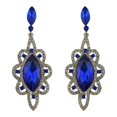 thumbnail image 2 of Pendientes colgantes de de imitación de declaración Behomian Joyería de Azul, 2 of 7