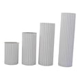 thumbnail image 4 of Soportes cilíndricos con pedestal, soportes plegables para pasteles, pilares de exhibición para mostrador. 4 piezas de 40 60 80 y 100 cm, 4 of 9