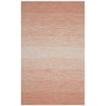 thumbnail image 5 of SAFAVIEH Montauk Vaughn Geometric Cotton Area Rug, Orange/Ivory, 4' x 4' Round, 5 of 9