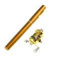 thumbnail image 5 of Mini Telescopic Portable Pocket Fish Pen Aluminum Alloy Fishing Rod Pole + Reel, 5 of 15