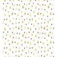 thumbnail image 3 of Autumn Duvet Cover Set, Yellow Rain Drops Pattern Moisture Condensed from Atmosphere Print, Decorative 3 Piece Bedding Set with 2 Pillow Shams, Queen Size, Mustard Black White, by Ambesonne, 3 of 3