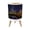 Color 3, variant on Small Trash Can with Lid Colorful sunset viewed from pink sea beach soft waves 1.8 Gallon Dog Proof Trash Can Round Garbage Can Waste Bin Wastebasket for Bathroom Bedroom Living Room