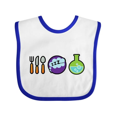 

Inktastic Eat Sleep Science Chemistry Gift Baby Boy or Baby Girl Bib