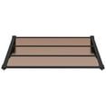 thumbnail image 5 of vidaXL Door Canopy Black Polycarbonate, ABS, Aluminum 78.3 in x 35.4 in, 5 of 53