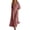Dark Pink, variant on Summer Stripe Dresses for Women 2026 Fashion Flutter Short Sleeve One Shoulder Loose Boho Vacation Flowy Long Dress Loose Swing Flowy Vacation Casual Dress with Pockets Pink XXL