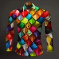 thumbnail image 1 of Camisa hawaiana de alta calidad para hombre, camisa de manga corta con estampado divertido de cuerpo completo en 3D, camisa de moda de verano para hombre, 1 of 6