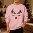 thumbnail image 2 of VJATTWR Merry Sweatshirt Men Get it Fast Couple's Matching Crewneck Hoodie Unisex Pattern Print Long Sleeve Top, 2 of 6
