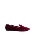thumbnail image 2 of DREAM PAIRS Women Velvet Embroidery Flats shoes Round Toe Slip On Ballet Shoes, 2 of 7