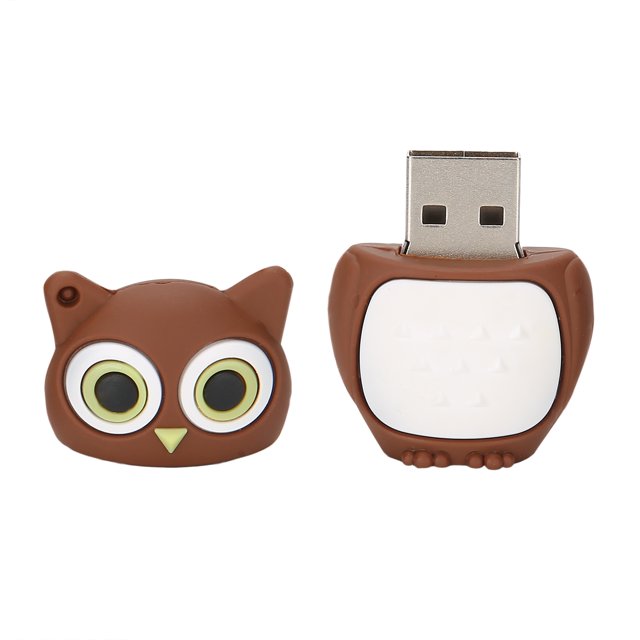Unidad flash de memoria, disco U de dibujos animados, unidad flash USB de datos, disco U de dibujos animados construido para durar