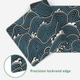 thumbnail image 3 of Extended Gaming Mouse Pad Abstract Ocean Waves Large Mousepad with Stitched Edges,Anti-Slip Rubber Base Keyboard Mouse Mat Desk Pad for Gaming Home Office 35.4 x 15.7 inches, 3 of 6
