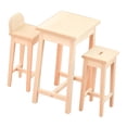 thumbnail image 1 of 1:12 Sil de de Comedor en Miniatura Modelo Juguetes para de Simución Casa de de Juguete para Regalos de Cumpl un conjunto único Sunnimix Escritorio de casa de muñecas, 1 of 8