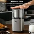 thumbnail image 4 of LINKChef Coffee Grinder, Spice Grinder with 4 Blades for Coffee Beans, Spice, Tea - New (Silver), 4 of 9