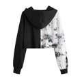 thumbnail image 2 of Vedolay Sweatshirt for Women 2023 Hoodies for Women 2023 Sweatshirts Long Sleeve Tunic Tops Crew Neck Soft Pullover With Side Zipper Shirt,Black S, 2 of 5