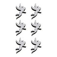 thumbnail image 1 of Chendee 6Pcs Mirror Sticker Modern Acrylic Letter Butterfly Mural Decal Home Decor Diy,D, 1 of 7