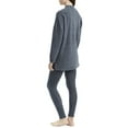 thumbnail image 2 of DKNY Sleepwear Womens Work Hard Chill Hard Fleece Pajama Set Style-Y2022595, 2 of 2