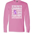 thumbnail image 3 of Inktastic Lupus Awareness Strength Support Courage Long Sleeve T-Shirt, 3 of 5
