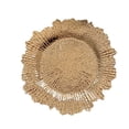 thumbnail image 1 of Elegant Decorative Charger Plate, Embossed Scalloped Tray for Centerpieces & Table Decor, 12.2-Inch, 1 of 5