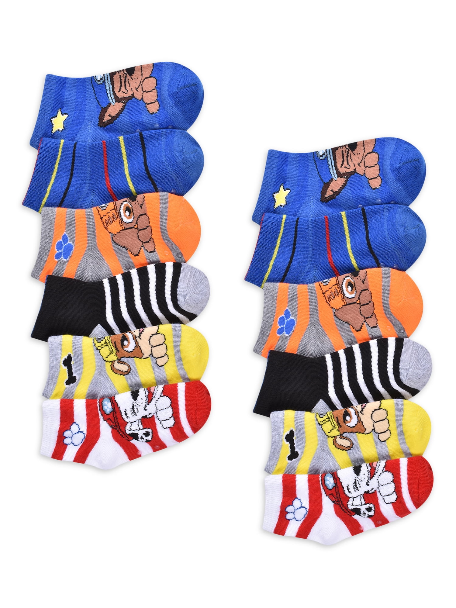 Nickelodeon by PAW Patrol Infant and Toddler NoShow Socks, 12 Pack
