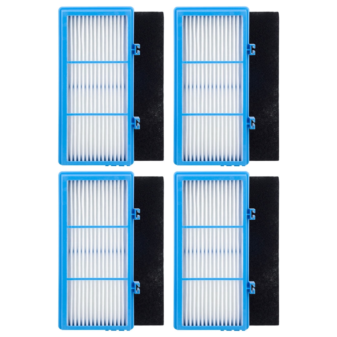 4 Pack HEPA Filters and Carbon Booster Sheets Replacement Parts HAPF30AT Compatible with Holmes AER1 Air Purifiers