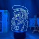 thumbnail image 1 of Lámpara LED de anime Saga Of Tanya The Evil shaofei luz de noche 3D para decoración de dormitorio, 1 of 5