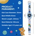 thumbnail image 5 of A ALPS Kids Watch Cartoon Kids Analog Watch for Boys Girls Learning Time Watches with Silicone Band Waterproof Watch Gift for Kids Age 4-12, 5 of 7