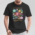 thumbnail image 2 of Let Kindness Bloom T-Shirt – Inspirational Floral Graphic Tee, Positive Message Shirt, Casual Comfortable Top, Uplifting Quote Apparel, Gift for Women and Men, 2 of 3