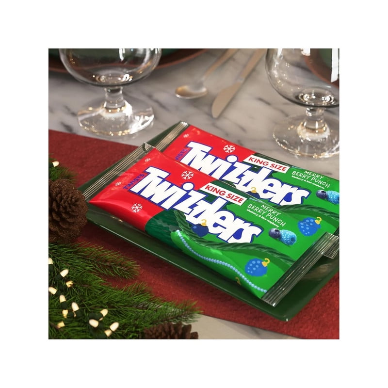 Twizzler Merry Berry Punch - 5 oz Bags - Pack of 12 - Candy for the Holiday Season