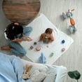 thumbnail image 6 of Comfy Cubs Baby Muslin Blanket, Swaddle for Newborns, Large 40” x 40”, 6-Layer (White, Baby), 6 of 8