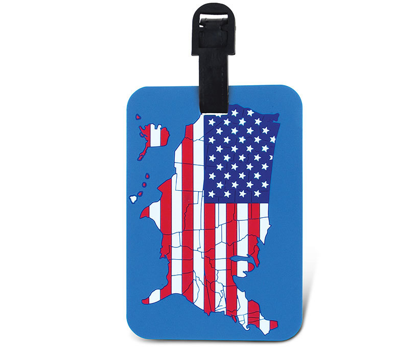 American flag luggage tag Clearance