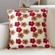 thumbnail image 1 of Flower Pillow Cover Faux Lambswool Cushion Cover Sofa Pillow Cushion, 1 of 6