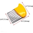 thumbnail image 2 of Croquettes de Carottes en Acier Inoxydable Coupe-Choppers Ondulé à Frire 1 Pack/set, 2 of 2