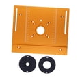 thumbnail image 1 of Router Mesa Placa Insertable Aleación Aluminio Bancos Carpintería con Accesorios Precisión Herramienta Bricolaje Adecuada para Decoración Del Hogar Fa, 1 of 9