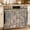 Gray, variant on Oven Skirt Curtain for Kitchen 20x27 Inch, Teal Red Yellow Copper Rust Oven Curtain with 8 Ribbon Ties & Ruffle Trim, Stove Skirt Curtain Dishwasher for Cabinets Sinks Abstract Vintage Mottled Art