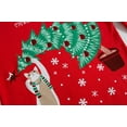thumbnail image 4 of Popshion Kids Christmas 100% Cotton Pajamas Set Christmas Tree Cat Pjs Set 7T, 4 of 7