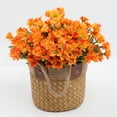 thumbnail image 2 of Artificial Flowers for Outdoors Silk Flowers UV Resistant Faux Flowers for Outdoor Planters Realistic Spring Decor Artificial Dahlia Flowers for Front Door Porch Patio Balcony Yard, 2 of 6