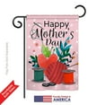 thumbnail image 2 of Breeze Decor BD-MD-G-115136-IP-BO-D-US18-BD 13 x 18.5 in. Happy Sweet Mothers Day Summer Impressions Decorative Vertical Double Sided Garden Flag, 2 of 4