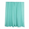 thumbnail image 2 of BalsaCircle 2 Panels Turquoise 8 feet Polyester Drapery Backdrop Curtains Rod Pockets Party Events Decorations Supplies, 2 of 8