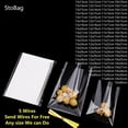 thumbnail image 2 of StoBag, bolsa de plástico transparente abierta OPP, celofán, embalaje autoadhesivo, joyas, dulces, galletas, fiesta, bolsa de embalaje de regalo, 2 of 5