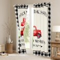 thumbnail image 3 of Homewish Cartoon Christmas Truck Black Out Curtains, Love Heart Ballon Curtains Pack of 2 (42x63 Each), Romantic Valentines Day Bedroom Curtains, Curtains and Drapes Decor, 3 of 5