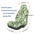 thumbnail image 2 of Lsque Cute Frog Pattern Car Seat Covers for Front Seats , Waterproof Seat Covers for Cars, Sporty Front Seat Covers,Car Seat Cover Protector Front Seats, 2 of 5