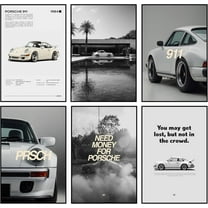 Car Posters Modern Canvas Wall Art For Men Boys Room Decor Sport Car Art Poster Prints Bedroom Livingroom Aesthetics Decoration (Set of 6 Unframed 8x12x6)