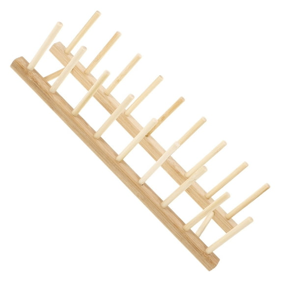 CHICHUMID Thread Spool Holder Stand Wooden Spool Holder Beige for Sewing and 1Pack