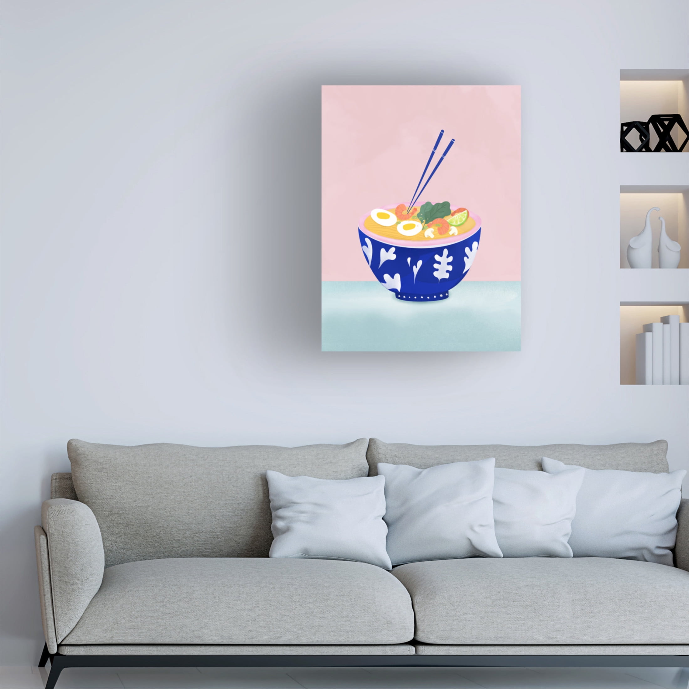 Trademark Fine Art Petra Lizde Ramen Bowl Canvas Wall Art