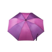 Totes Recycled Canopy Auto Open Rain Umbrella Purple Multi