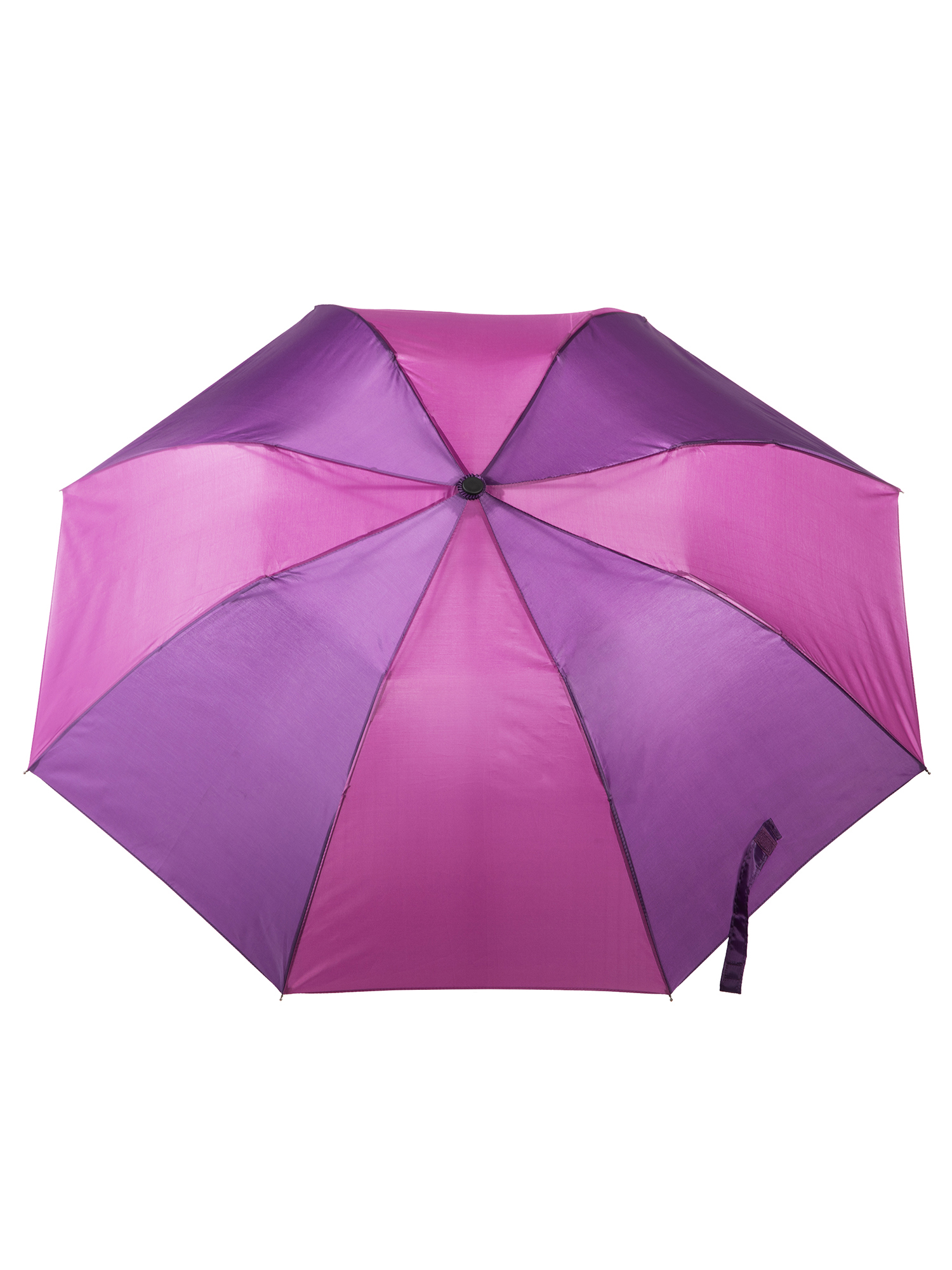 Totes Recycled Canopy Auto Open Rain Umbrella Purple Multi - image 2 of 3