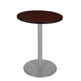 thumbnail image 1 of Regency TVCP30RNDMHGY 30 Po via Café Haut Plateau Rond Table de Base&44; Acajou & Gris, 1 of 1